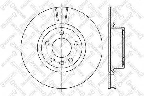STELLOX 60203622VSX гальмівний диск