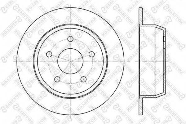 STELLOX 60209304SX гальмівний диск