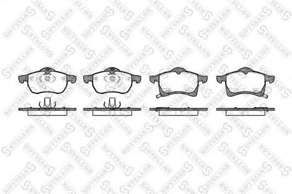 STELLOX 694002BSX Комплект гальмівних колодок, дискове гальмо