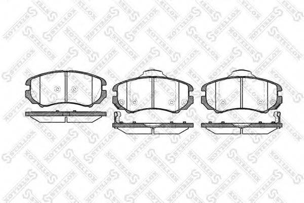 STELLOX 964002BSX Комплект гальмівних колодок, дискове гальмо