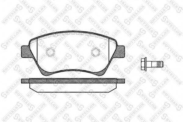 STELLOX 987000BSX Комплект гальмівних колодок, дискове гальмо