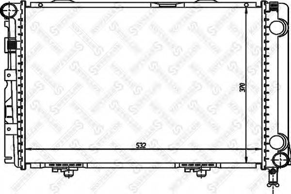 STELLOX 1025219SX Радіатор, охолодження двигуна