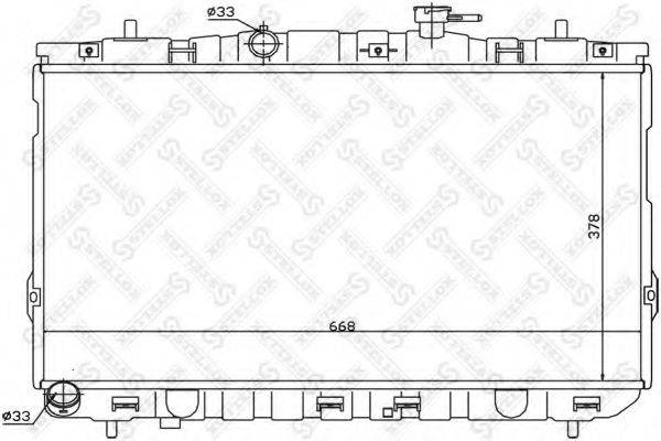 STELLOX 1025472SX Радіатор, охолодження двигуна