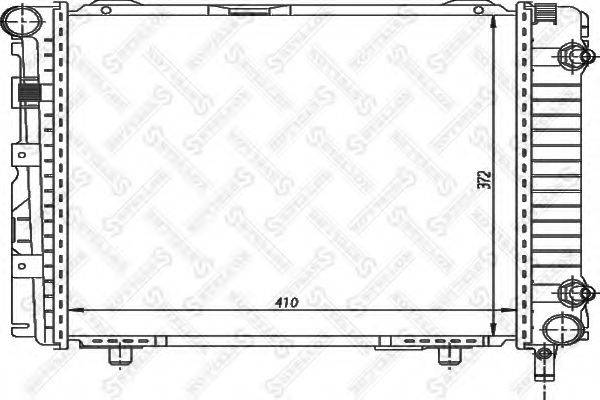 STELLOX 1025871SX Радіатор, охолодження двигуна