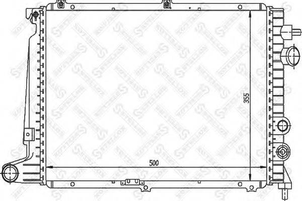 STELLOX 1026009SX Радіатор, охолодження двигуна