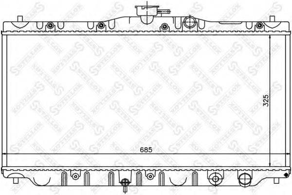 STELLOX 1026079SX Радіатор, охолодження двигуна