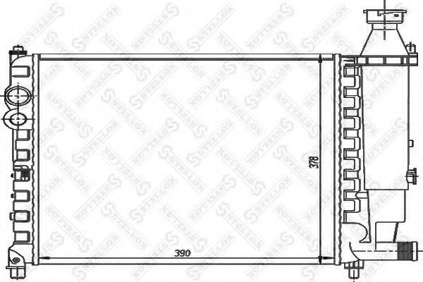 STELLOX 1026088SX Радіатор, охолодження двигуна