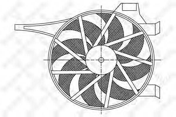 STELLOX 2999121SX Вентилятор, охолодження двигуна