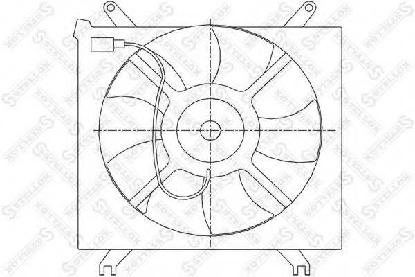 STELLOX 2999198SX Вентилятор, охолодження двигуна