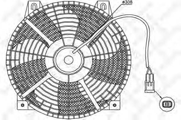 STELLOX 2999216SX Вентилятор, охолодження двигуна