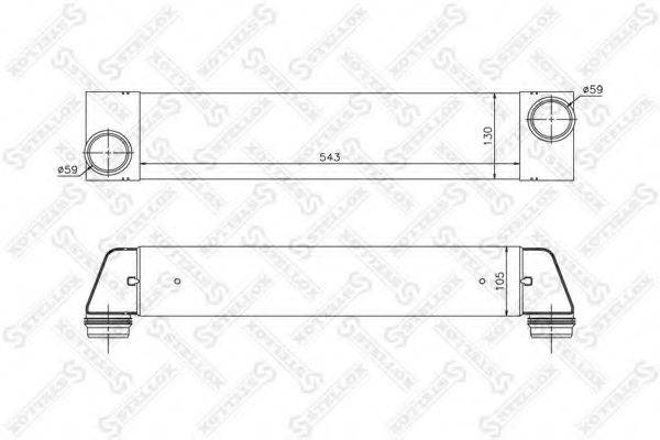 STELLOX 1040041SX Інтеркулер