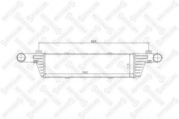 STELLOX 1040045SX Інтеркулер