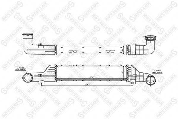 STELLOX 1040047SX Інтеркулер