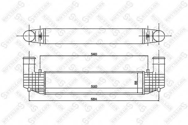 STELLOX 1040129SX Інтеркулер