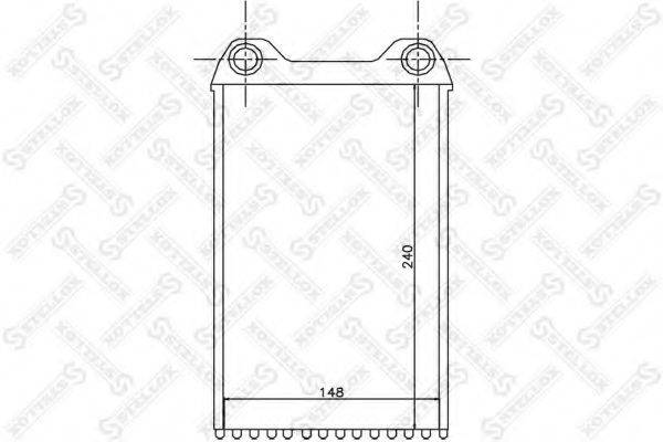 STELLOX 1035152SX Теплообмінник, опалення салону