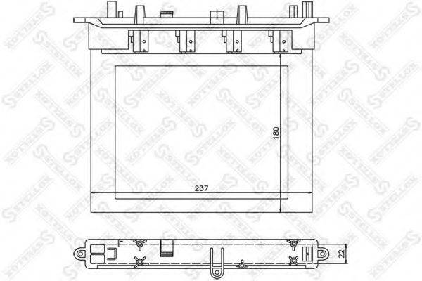 STELLOX 1035211SX Теплообмінник, опалення салону