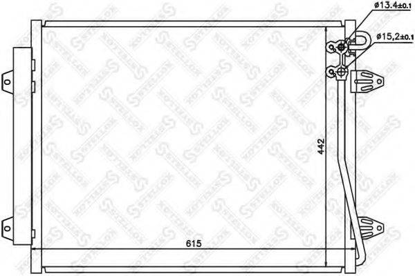 STELLOX 1045164SX Конденсатор, кондиціонер