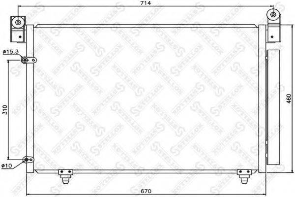 STELLOX 1045192SX Конденсатор, кондиціонер