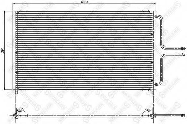 STELLOX 1045200SX Конденсатор, кондиціонер