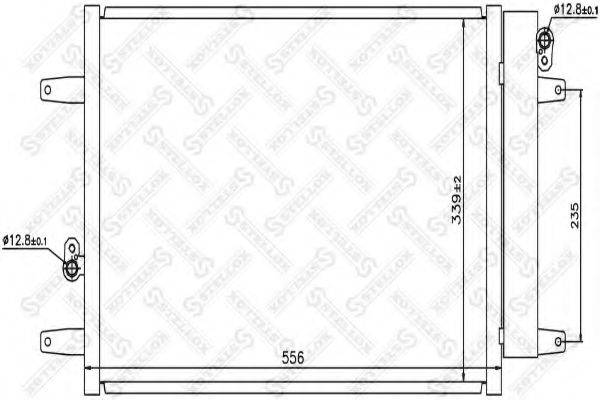 STELLOX 1045217SX Конденсатор, кондиціонер