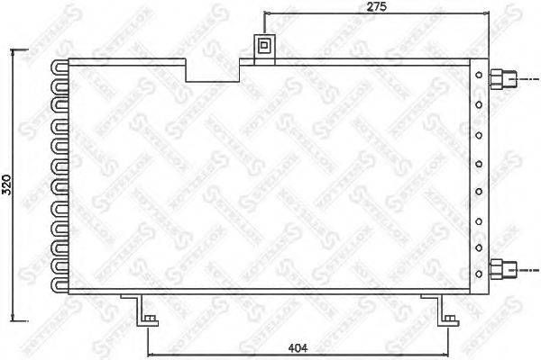 STELLOX 1045234SX Конденсатор, кондиціонер