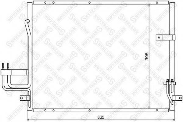 STELLOX 1045442SX Конденсатор, кондиціонер