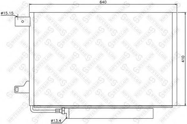 STELLOX 1045465SX Конденсатор, кондиціонер