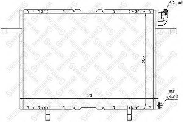 STELLOX 1045491SX Конденсатор, кондиціонер