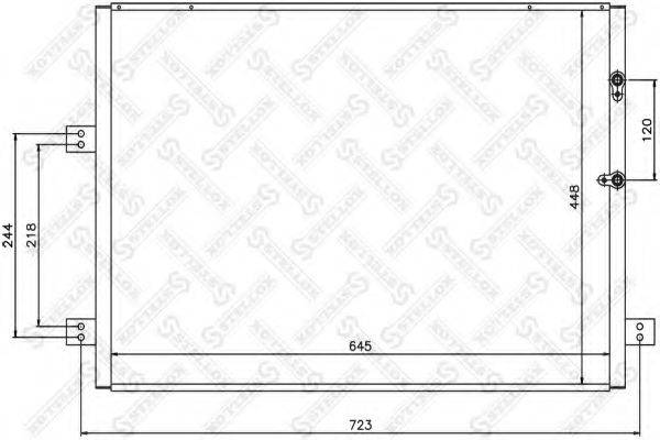 STELLOX 1045534SX Конденсатор, кондиціонер