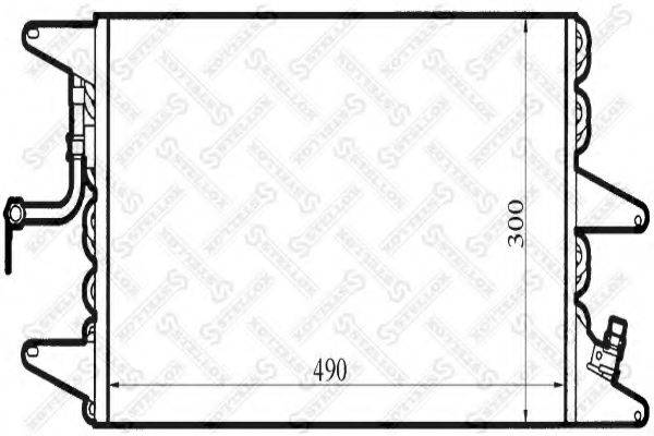 STELLOX 1045591SX Конденсатор, кондиціонер