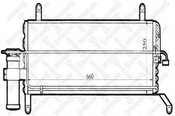 STELLOX 1045592SX Конденсатор, кондиціонер