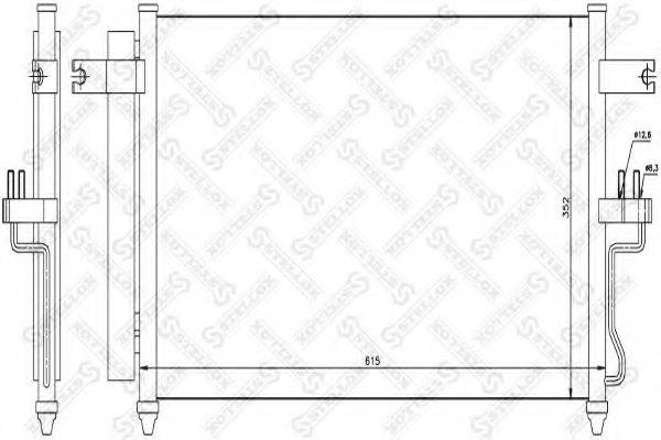 STELLOX 1045606SX Конденсатор, кондиціонер