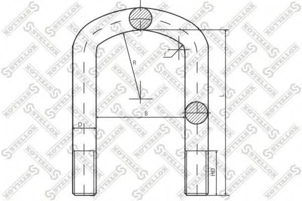 STELLOX 8464266SX Драбина ресори