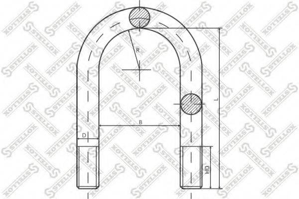 STELLOX 8464281SX Драбина ресори