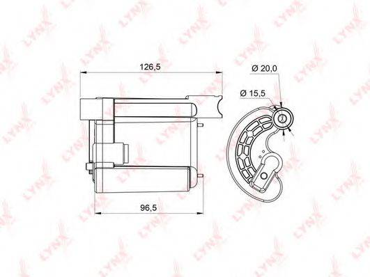 LYNXAUTO LF995M Паливний фільтр