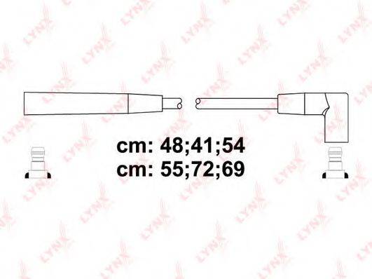 LYNXAUTO SPC2602 Комплект дротів запалювання
