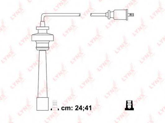 LYNXAUTO SPC5517 Комплект дротів запалювання