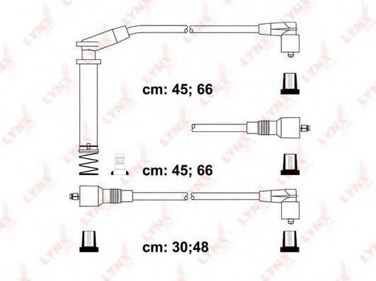 LYNXAUTO SPC5927 Комплект дротів запалювання