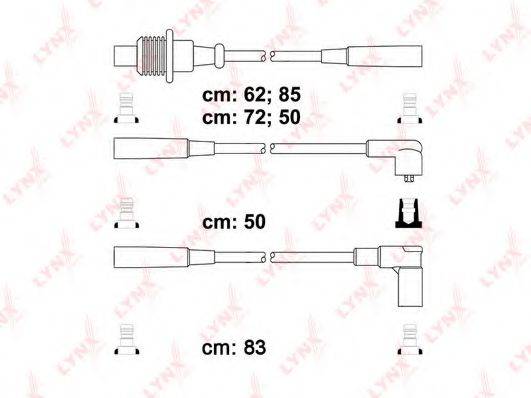 LYNXAUTO SPC6118 Комплект дротів запалювання