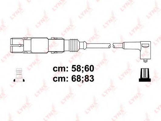 LYNXAUTO SPC8038 Комплект дротів запалювання