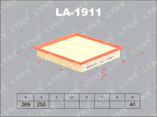 LYNXAUTO LA1911 Повітряний фільтр