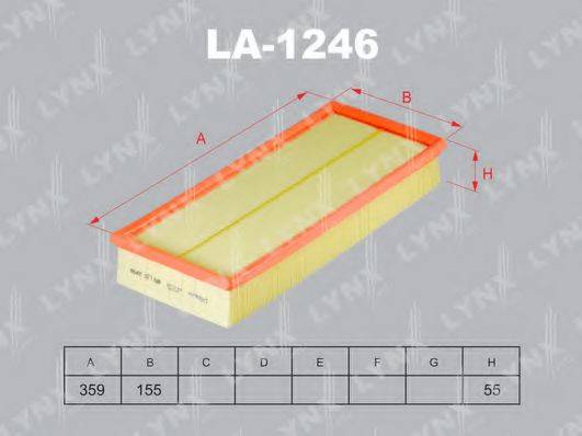 LYNXAUTO LA1246 Повітряний фільтр