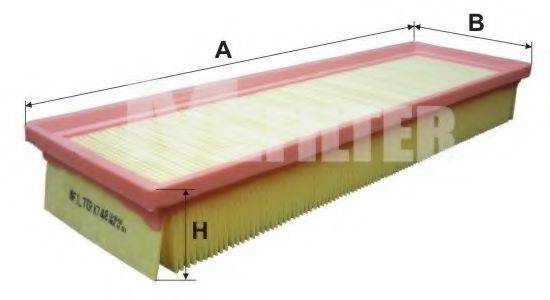 MFILTER K748 Повітряний фільтр