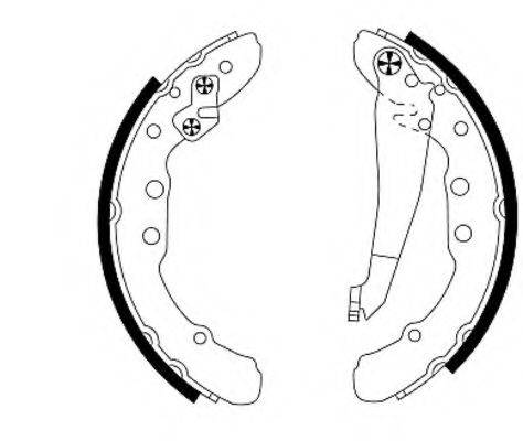 HELLA PAGID 8DB355003141 Комплект гальмівних колодок