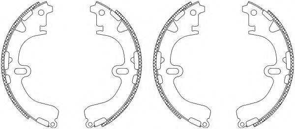 HELLA PAGID 8DB355003331 Комплект гальмівних колодок