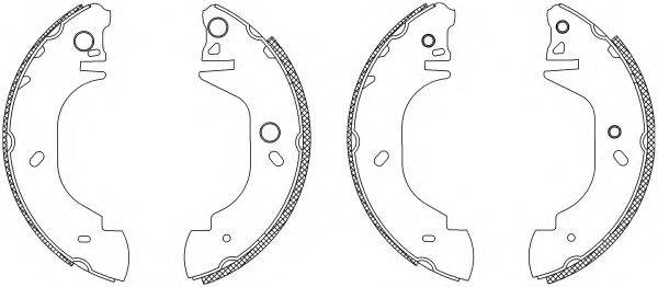 HELLA PAGID 8DB355003411 Комплект гальмівних колодок