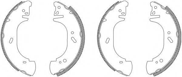 HELLA PAGID 8DB355003221 Комплект гальмівних колодок