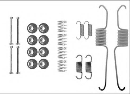 HELLA PAGID 8DZ355205801 Комплектуючі, гальмівна колодка