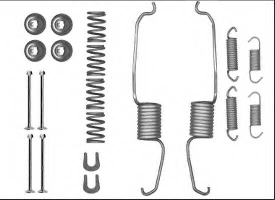 HELLA PAGID 8DZ355206091 Комплектуючі, гальмівна колодка