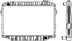 SAKURA AUTOMOTIVE 14610327 Радіатор, охолодження двигуна